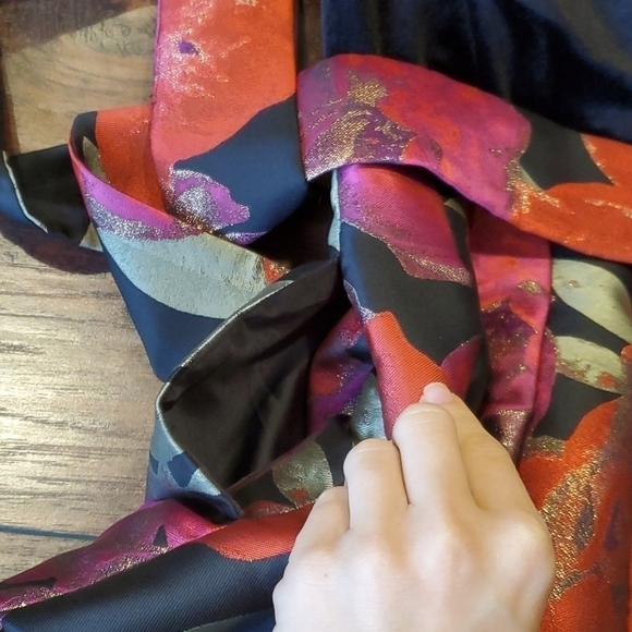 NWT Alex Marie floral tie waist  dress boho - Picture 9 of 10